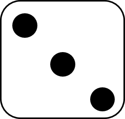 dice three